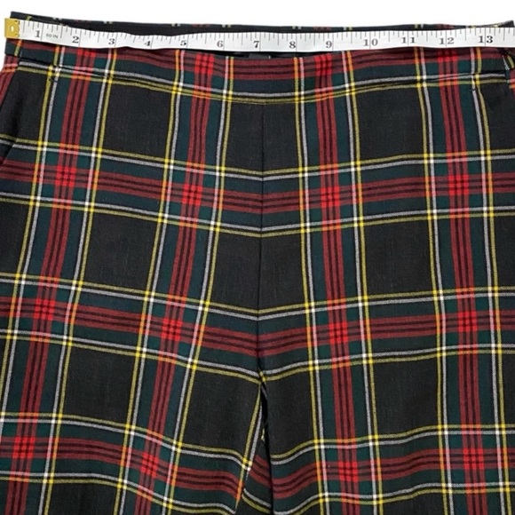 J. Crew Martie Ankle Pants Stewart Plaid Size 0 - Picture 9 of 12